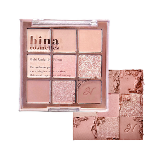 (1+1) Multi under eye palette＋Churun lip tint 01 Nudy camel