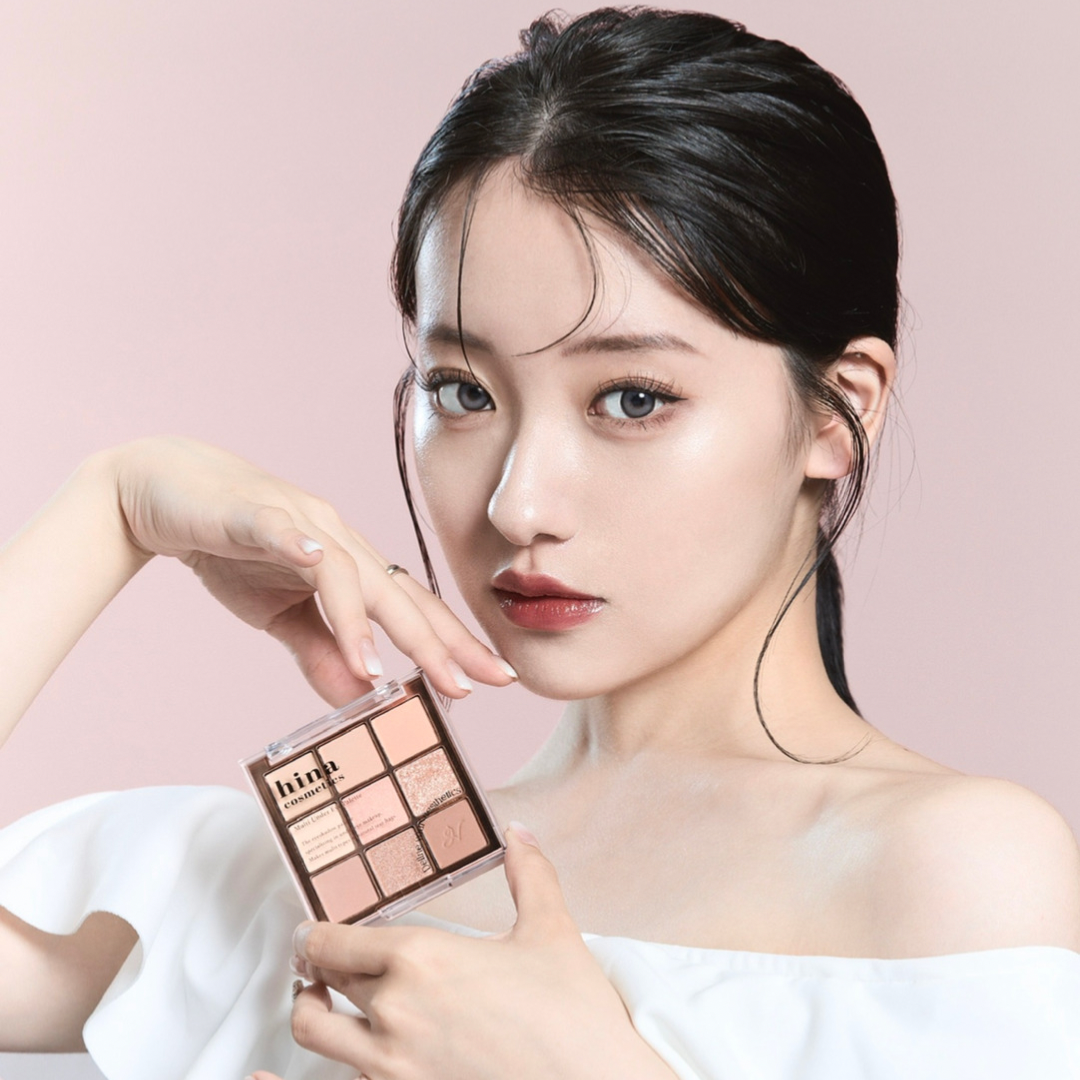 (1+1) Multi under eye palette＋Churun lip tint 01 Nudy camel